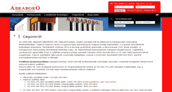 Desktop Screenshot of abraboro.hu